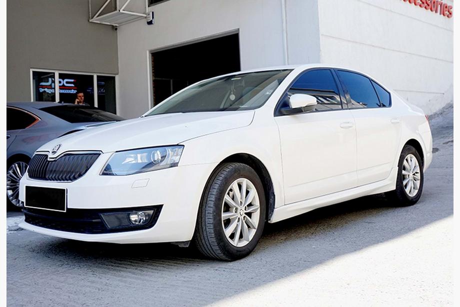 Skoda Octavia III A7 2013-2019 гг. Боковые Пороги DPT (грунтованные под покраску) Фото 2
