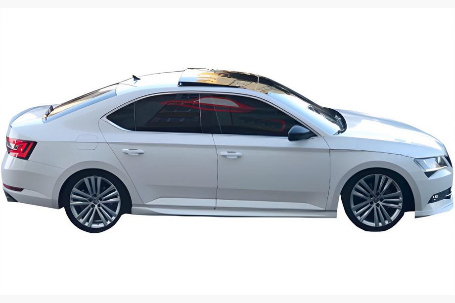 Skoda Superb 2015-2024 гг. Боковые Пороги DPT V-2 (Под Покраску) Image