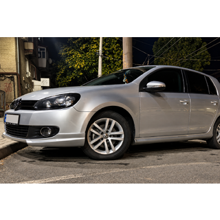 Боковые пороги DPT V-1 (HB, под покраску) Volkswagen Golf 6 2008-2014 гг. фото 3