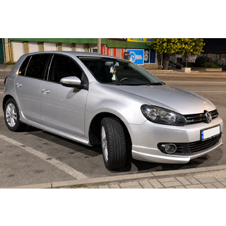 Боковые пороги DPT V-1 (HB, под покраску) Volkswagen Golf 6 2008-2014 гг. фото 2