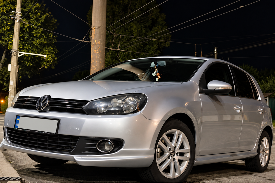 Volkswagen Golf 6 2008-2014 гг. Боковые пороги DPT V-1 (HB, под покраску) Фото 6