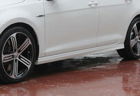 Боковые Пороги DPT V-6 (Черный Глянец) фото 1