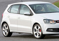 Volkswagen Polo 2010-2017 гг. Боковые Пороги DPT V-2 (Черный Глянец) фото 4