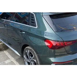 Накладки на Задние Окна DPT V-1 (Черный Глянец, 2шт) Audi A3 2012-2020 гг. фото 2