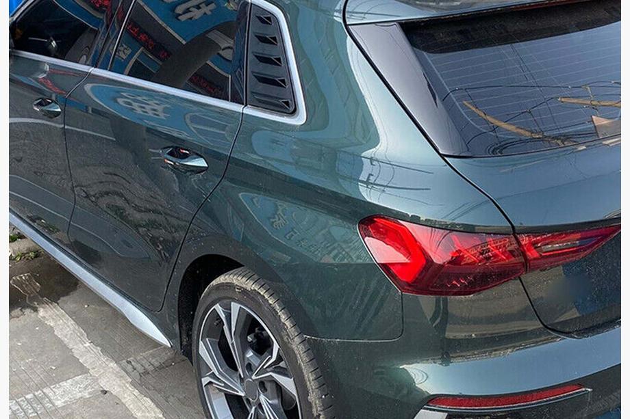 Audi A3 2012-2020 гг. Накладки на Задние Окна DPT V-1 (Черный Глянец, 2шт) Фото 2