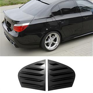 BMW 5 серия E-60/61 2003-2010 гг. Накладки на задние окна DPT (черный глянец, 2шт)