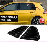 Накладки на Задние Окна DPT V-1 (Черный Глянец, 2шт) фото 1 Накладки на Задние Окна DPT V-1 (Черный Глянец, 2шт) фото 1