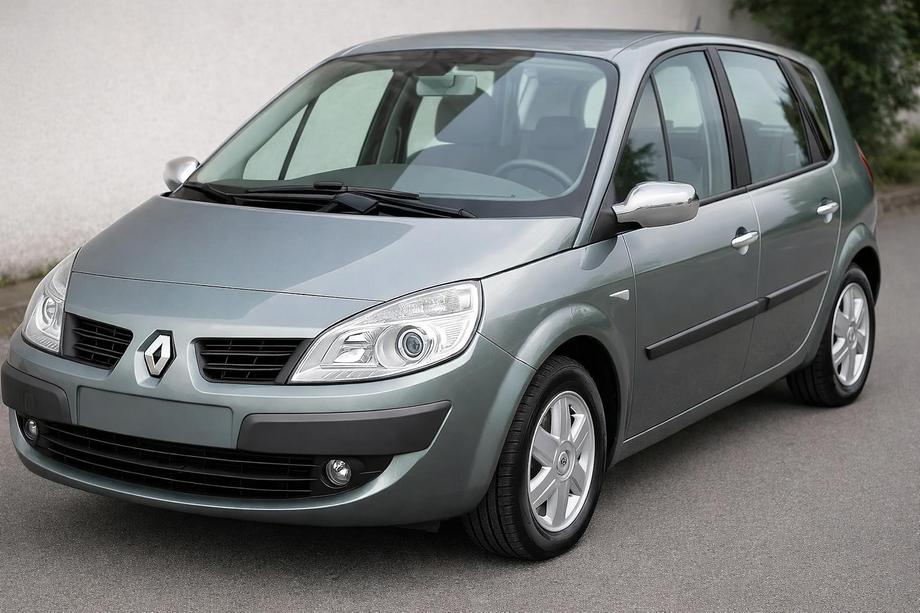 Renault Scenic/Grand 2003-2009 гг. Накладки на Зеркала (2 шт, пластик) Фото 1