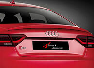 Audi A5 2007-2015 гг. Спойлер DPT V-2 (для Coupe, Черный Глянец) фото 1