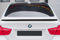 BMW 3 серия E90/E91 2005-2011 гг. Спойлер M3-Style (для E90, черный глянец) фото 4