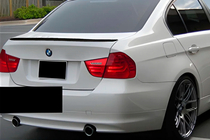 BMW 3 серия E90/E91 2005-2011 гг. Спойлер M3-Style (для E90, черный глянец) фото 6