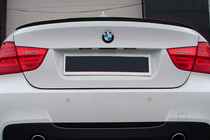 BMW 3 серия E90/E91 2005-2011 гг. Спойлер M3-Style (для E90, черный глянец) фото 3