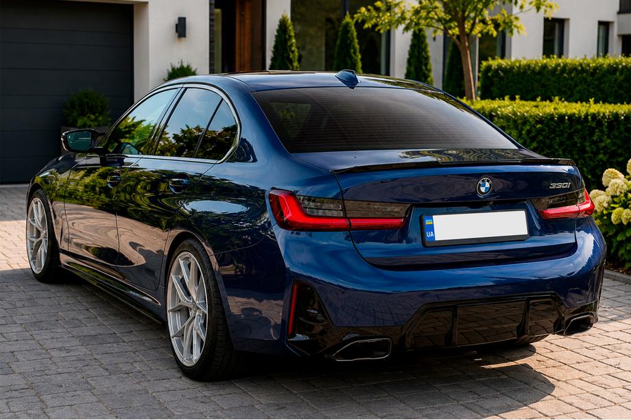 BMW 3 серия G20/G21 2018- гг. Спойлер M3-Style (для G20/G80, черный глянец) Фото 2