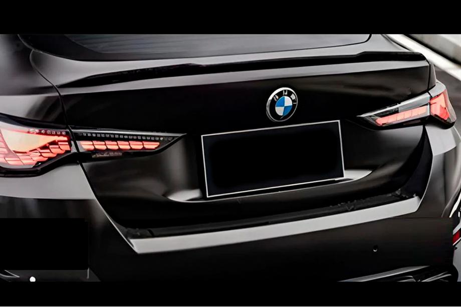 BMW 4 серия G22/23/26 2020- гг. Спойлер M4-Style (для G26, черный глянец)
