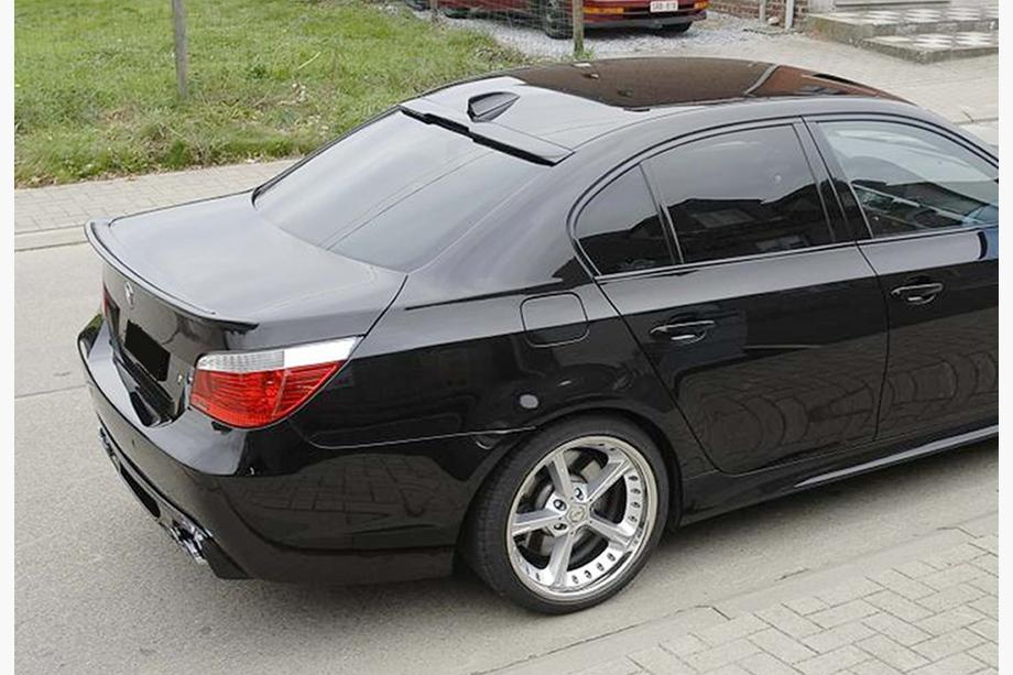 BMW 5 серия E60/E61 2003-2010 гг. Задний Спойлер DPT V-3 (Черный Глянец) Фото 4