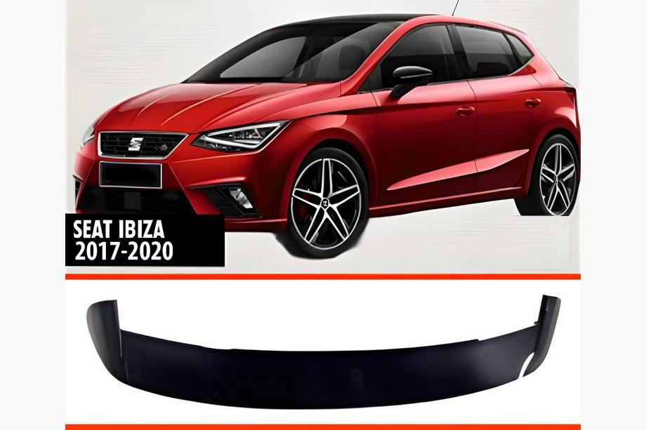 Seat Ibiza 2017- гг. Задний спойлер DPT (2017-2020, Черный Глянец) Image