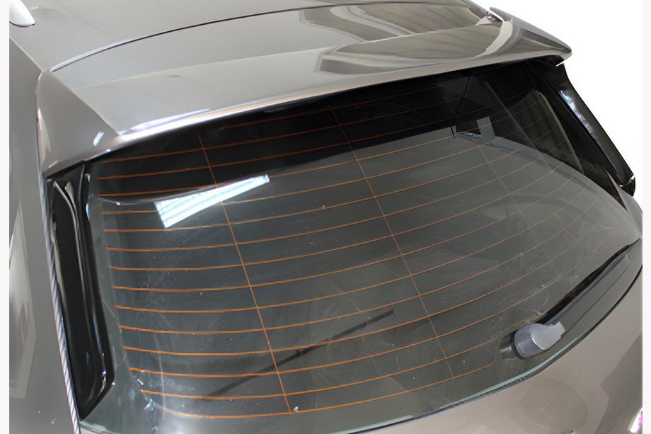 Seat Leon 2013-2020 гг. Спойлер DPT V-4 (Черный Глянец) Image