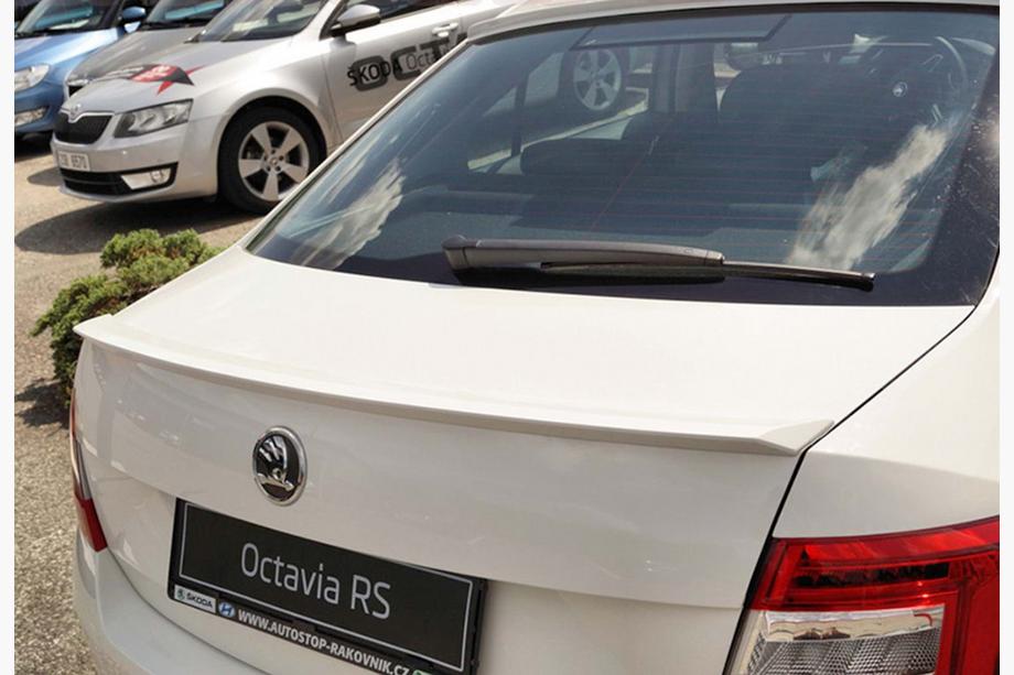 Skoda Octavia III A7 2013-2019 гг. Спойлер DPT V-1 (Чёрный глянец) Фото 5