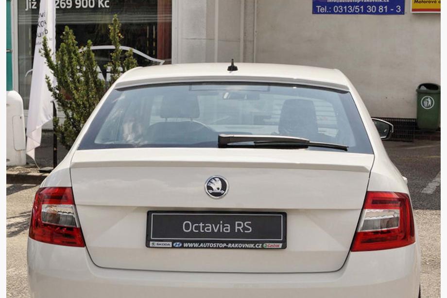 Skoda Octavia III A7 2013-2019 гг. Спойлер DPT V-1 (Чёрный глянец) Фото 3