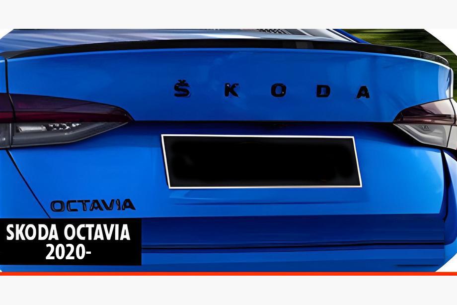 Skoda Octavia IV A8 2020- гг. Спойлер DPT V-2 (Черный Глянец) Image