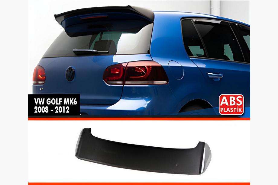Volkswagen Golf 6 2008-2014 гг. Спойлер DPT V-2 (HB, Черный Глянец) Image
