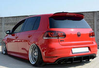 Volkswagen Golf 6 2008-2014 гг. Спойлер DPT V-4 (HB, Черный Глянец) фото 4