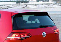 Volkswagen Golf 7/E-Golf 2012-2020 гг. Спойлер DPT V-1 (HB, Черный Глянец) фото 6