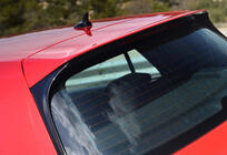 Volkswagen Golf 7/E-Golf 2012-2020 гг. Спойлер DPT V-1 (HB, Черный Глянец) фото 3