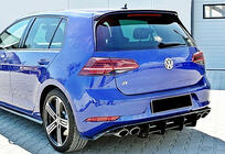 Volkswagen Golf 7/E-Golf 2012-2020 гг. Спойлер DPT V-9 (HB, Черный Глянец) фото 3