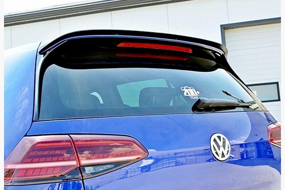 Volkswagen Golf 7/E-Golf 2012-2020 гг. Спойлер DPT V-9 (HB, Черный Глянец) Image