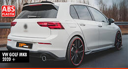 Volkswagen Golf 8 2019- гг. Спойлер DPT V-3 (HB, Черный Глянец) фото 1