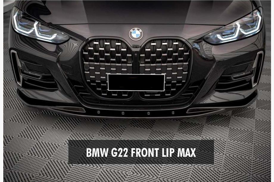 Передний лип-спойлер DPT V-1 (для G22/G23, черный глянец) Image