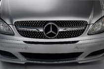 Mercedes Vito W639 2004-2014 гг. Передняя решетка Diamond Silver (2004-2010) фото 1