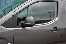 Opel Combo 2019- гг. Окантовка окон Omsa Line (2 шт, нержавейка) фото 5