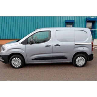 Молдинги раздвижной двери нержавеющая сталь (2 шт.) Citroen Berlingo/Multispace 2018- гг. фото 3