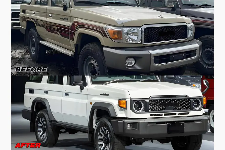 Toyota Land Cruiser 70 1984- гг. Комплект рестайлинга 2024 Фото 1