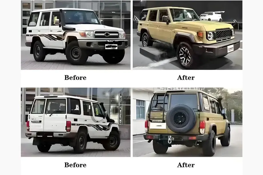 Toyota Land Cruiser 70 1984- гг. Комплект рестайлинга 2024 Фото 3