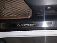 Volkswagen Универсальные накладки на пороги Volkswagen V-1 (4 шт., нержавейка) фото 7