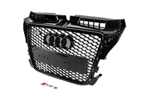 Audi A3 2003-2012 гг. Передняя Решетка RS-Style (2008-2012, черная с хромом) фото 2