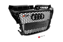 Audi A3 2003-2012 гг. Передняя Решетка RS-Style (2008-2012, черная с хромом) фото 3