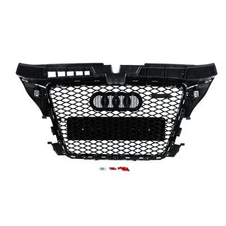 Передняя Решетка RS-Style (2008-2012, черная с хромом) фото 4
