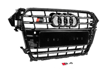 Audi A4 B8 2007-2015 гг. Передняя Черная Решетка S-Style (2012-2015) фото 2
