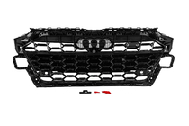 Audi A4 B9 2015-2024 гг. Передняя решетка радиатора S-Style (2020-2022, черная) фото 4