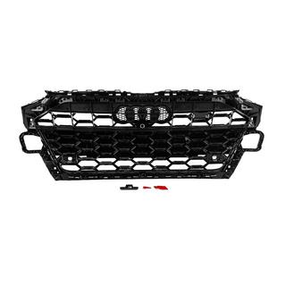 Передняя решетка радиатора S-Style (2020-2022, черная) фото 4