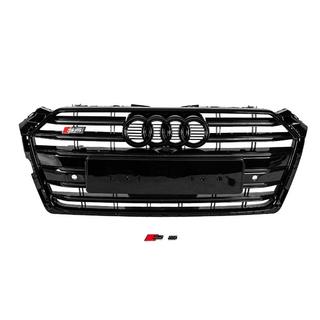 Передняя решетка радиатора S-Style (2016-2019, черная) фото 2