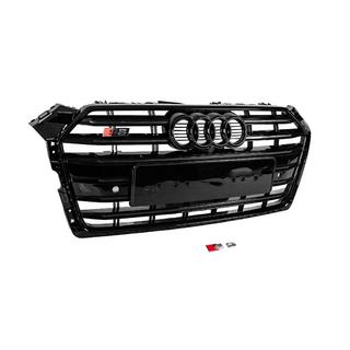 Передняя решетка радиатора S-Style (2016-2019, черная) фото 4