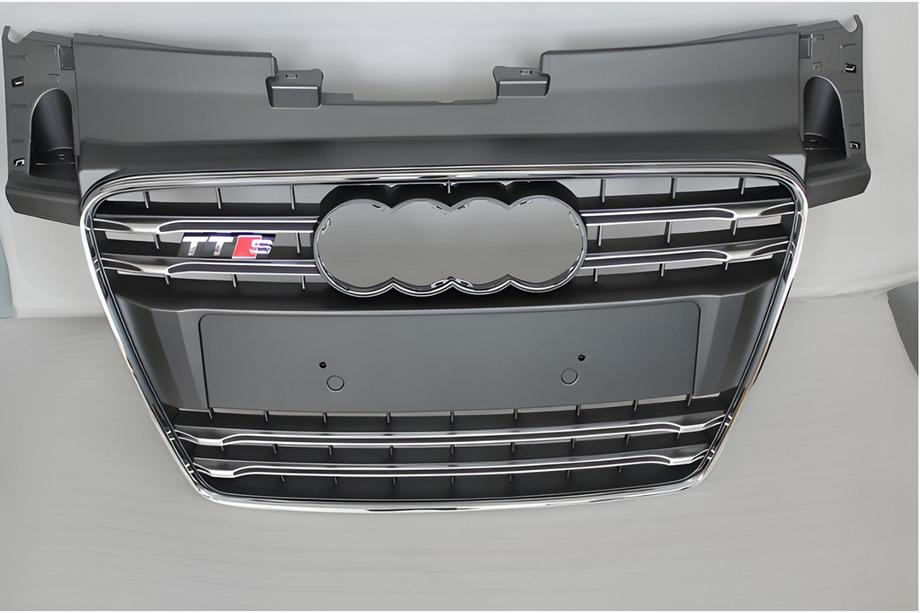 Audi ТТ 2006-2014 гг. Передняя решетка S-Style (2008-2014, черная с хромом) Image