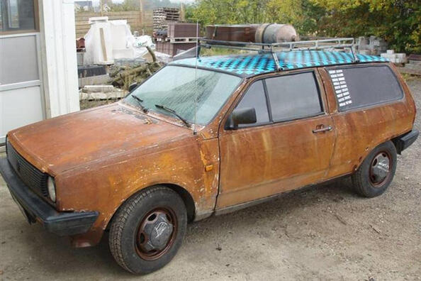 Rat Look: тюнинг с душем ржавого металла