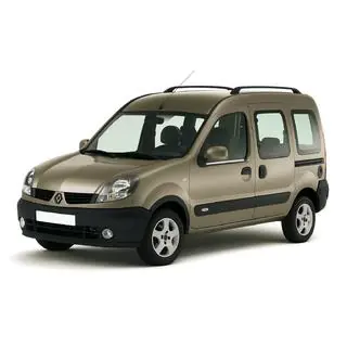 Наружные молдинги окон (2 шт., нержавейка) Renault Kangoo 1998-2008 гг. фото 1