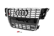 Audi A5 2007-2015 гг. Передняя решетка радиатора S-Style (2007-2011, черная с хромом) фото 2
